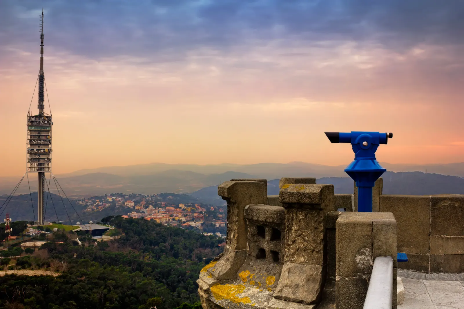 Blick vom Tibidabo - Hausberg von Barcelona