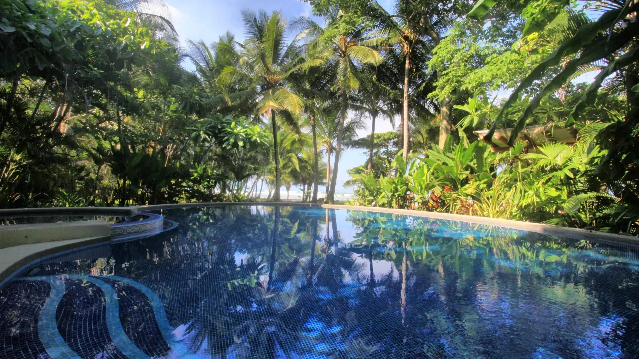 Property with swimming pool