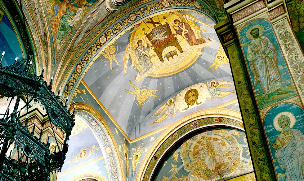 Malerei in der Kathedrale Mariä Himmelfahrt